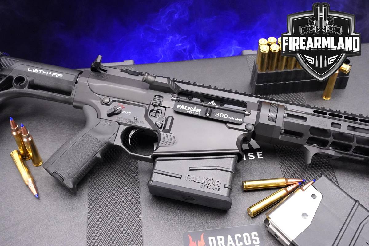 LNIB Falkor Defense FD-30A PETRA 300 Win Mag 22" AR-10 DRACOS BBL +2MAGS