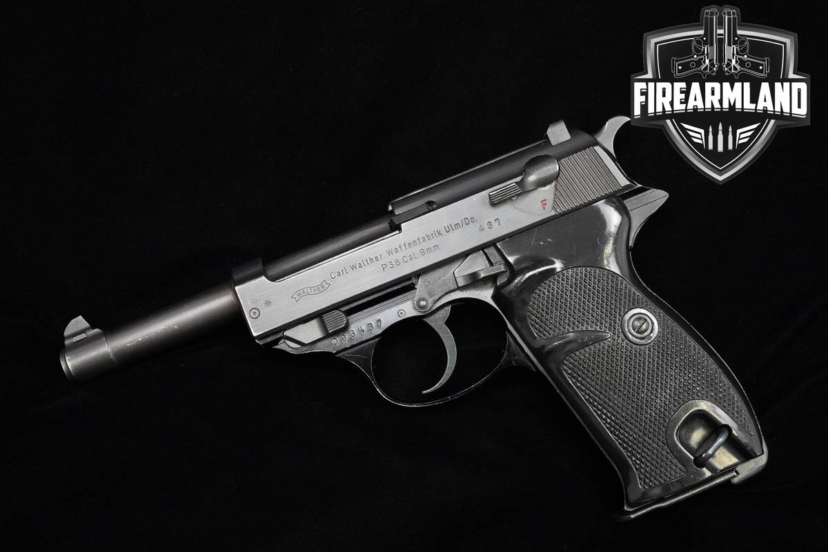 1960 Walther P38 9mm 4.9" Blued Walther P-38 P.38 DA/SA P1 P-1