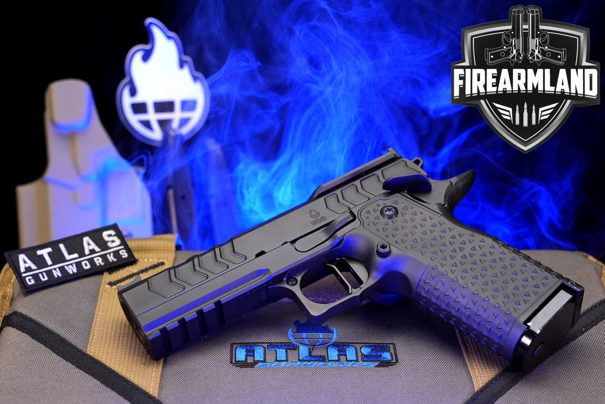 Atlas Gunworks EOS V3 9mm Optics-Ready 4.25" 1911 2011 +3 MAGS & ORIG BOX
