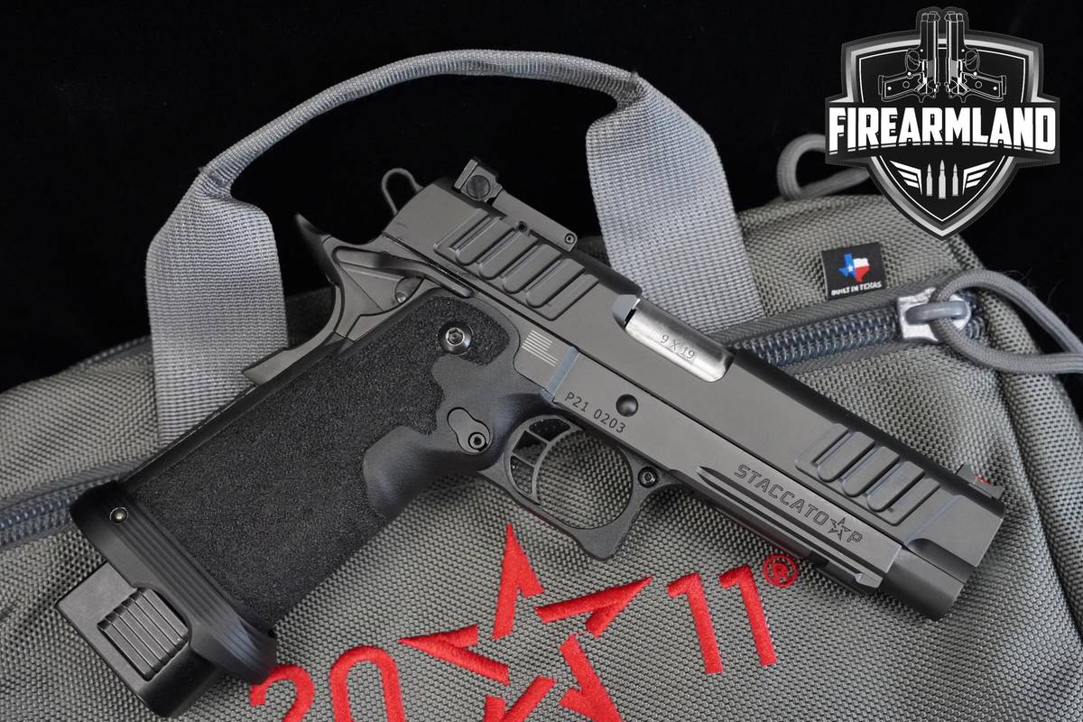 Staccato (STI) P 2011 9mm 1911 4.5" Staccato-P-2011-1911 MATCH 2MAGS & CASE