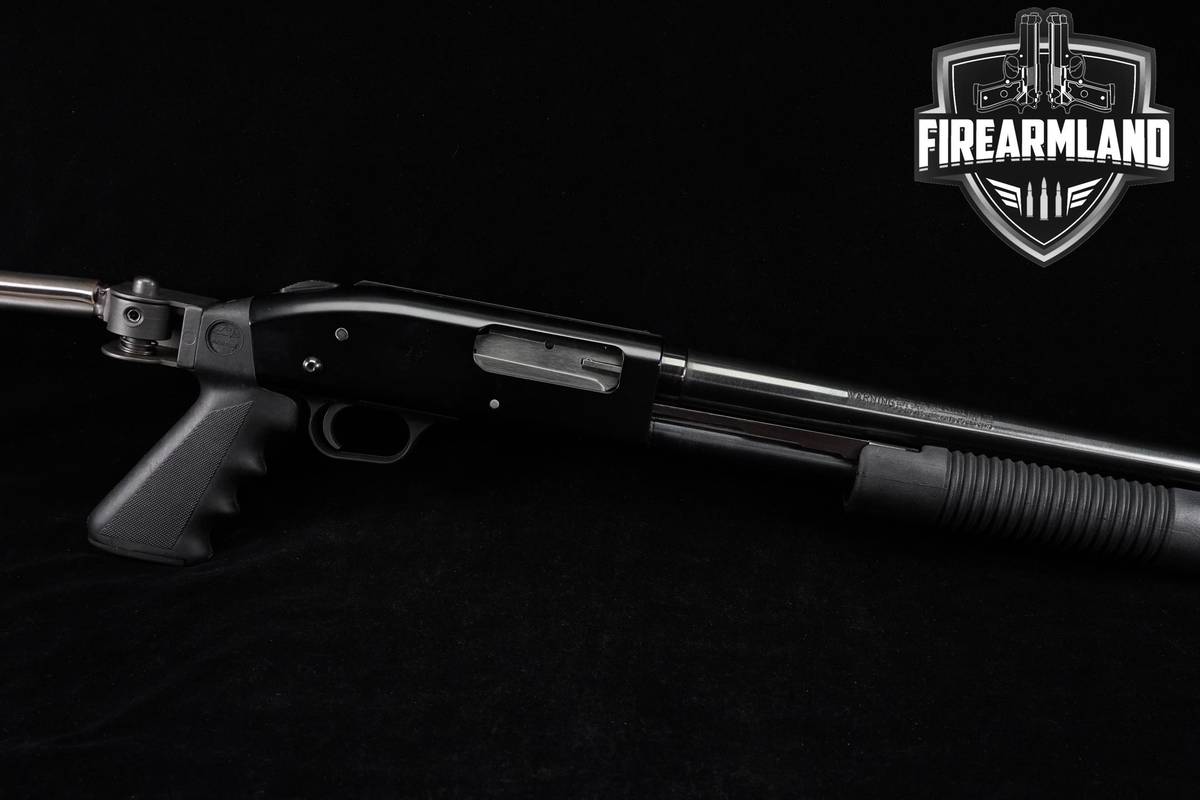 FOLDING STOCK Mossberg 500A Persuader 12-Gauge 18.5 Blued
