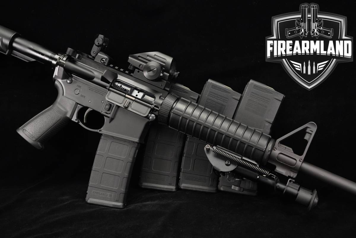 Ruger AR-556 5.56 NATO AR15 16.1" AR556 15 +4 MAGS, CVLIFE OPTICS, BIPOD