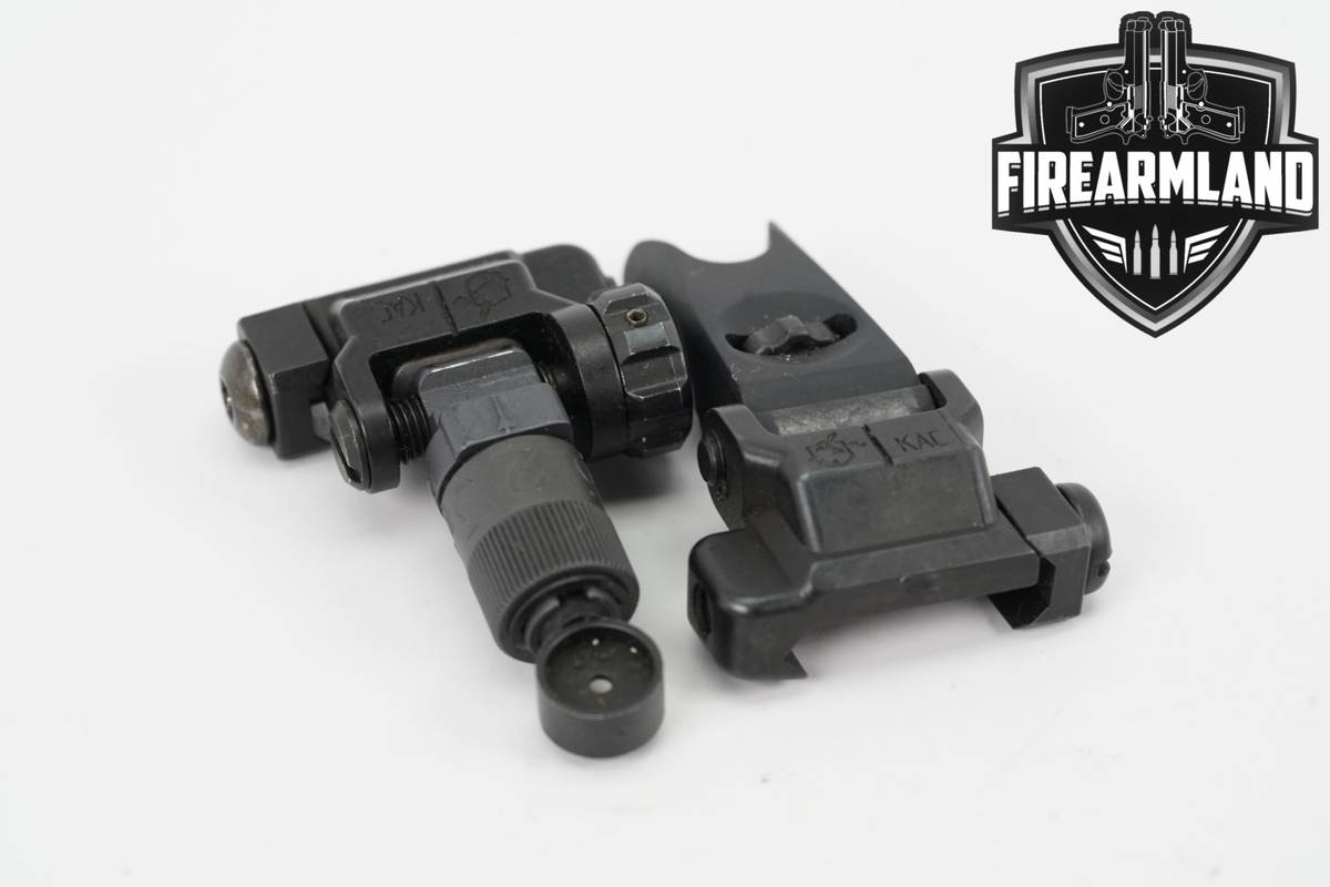 Knight's Armament KAC Micro Iron Sights Folding 200-600m Adjustable Sight