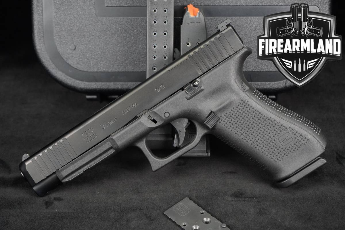 Glock 34 Gen5 MOS G34 Gen 5 9mm 5.31 +3 MAGS & ORIG CASE