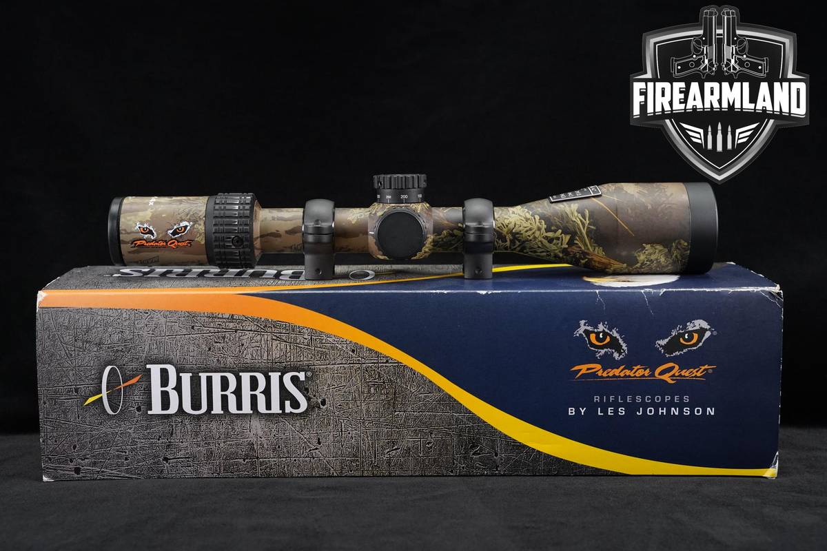 Burris Predator Quest 4.5X-14X 42MM Ballistic Plex E' Reticle +ORIG BOX