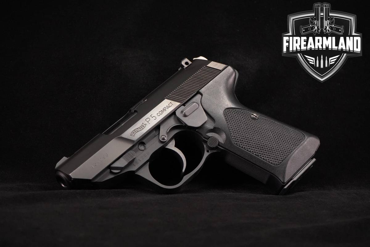 VINTAGE 1988 Walther P5 Compact 9mm 3.1" Blued +2 MAGS
