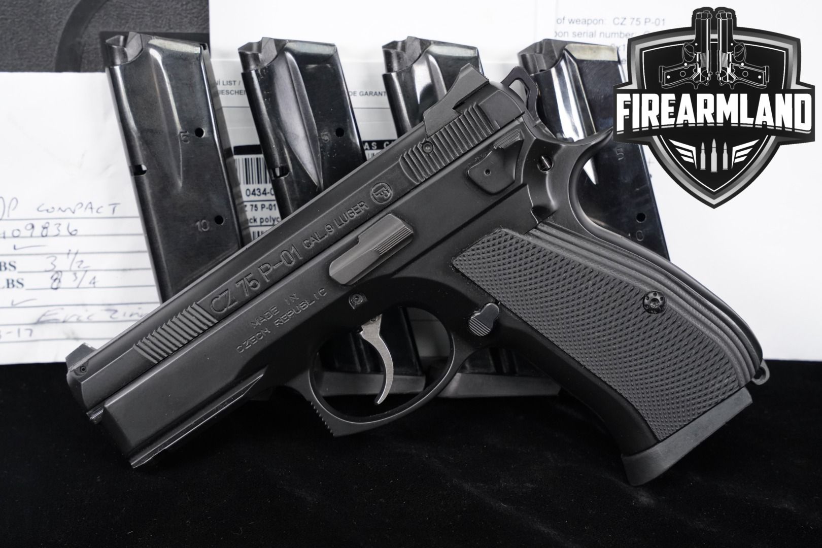 CZ 75 P-01 9mm 3.75