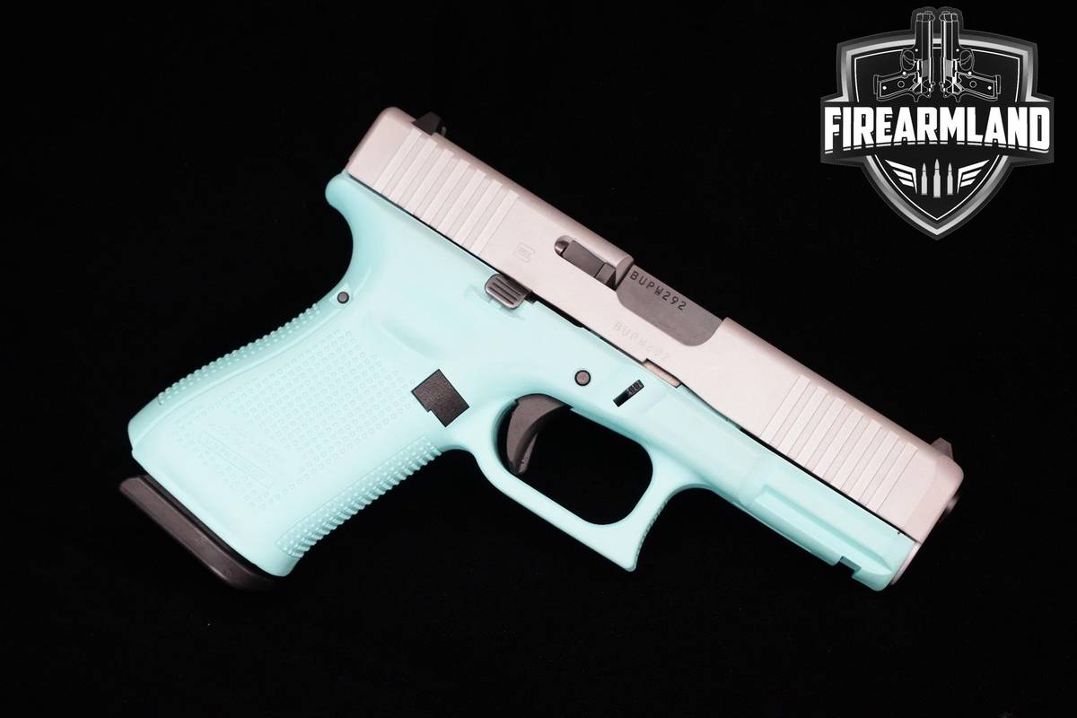 Glock 19 Gen5 9mm 4.02" Stainless Steel Cerakote Glock-19 G19 Gen-5 CUSTOM