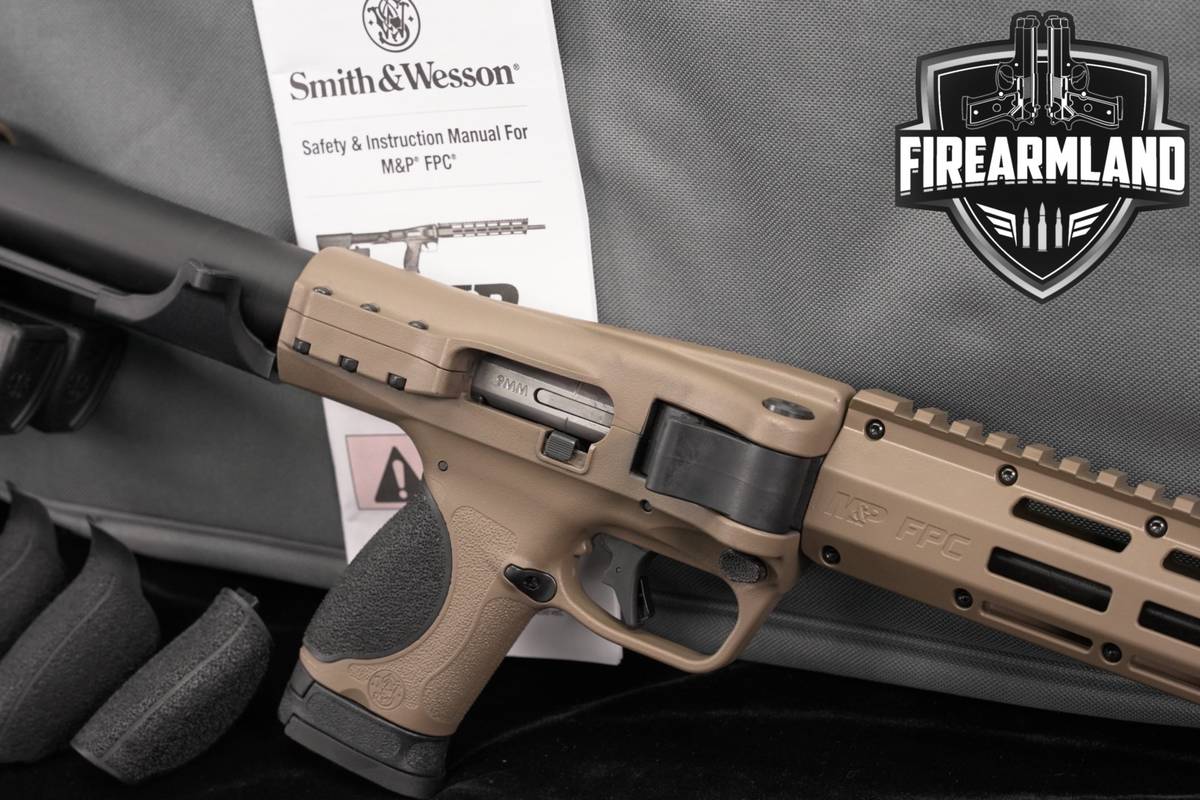 Smith & Wesson M&P FPC 9mm 16.5" S&W Black & FDE +3 MAGS & ORIG CASE