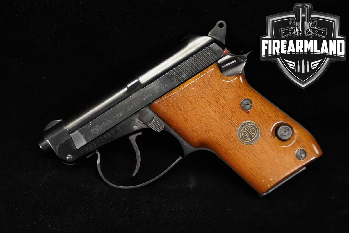 1984-1988 Beretta 21A Bobcat 22LR 2.5" Blued DA/SA 21-A