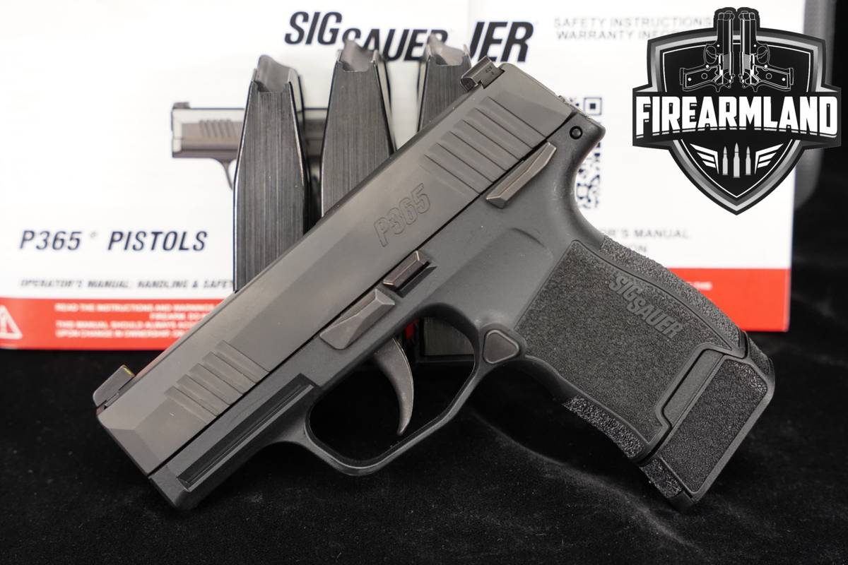 Sig Sauer P365 9mm 3.1" P 365 +4 MAGS & ORIG CASE