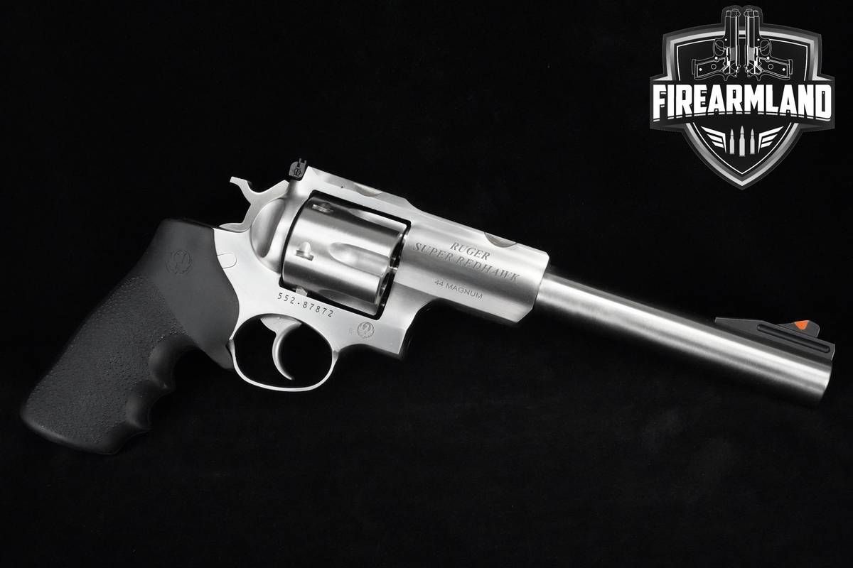 Ruger Super Redhawk 44-Magnum 7.5" Stainless Ruger Super-Redhawk +OG CASE