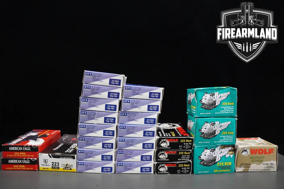 223 Rem Ammo 223-Rem Ammunition 500 ROUNDS