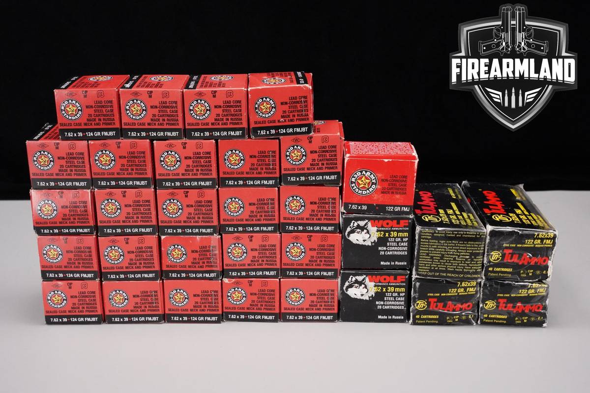 7.62x39 Ammunition 7.62x39 Ammo 700 ROUNDS