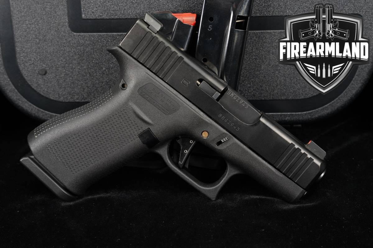 Glock 43X G43X Slimline 9mm 3.41" OVERWATCH TRIGGER +5 MAGS & ORIG CASE