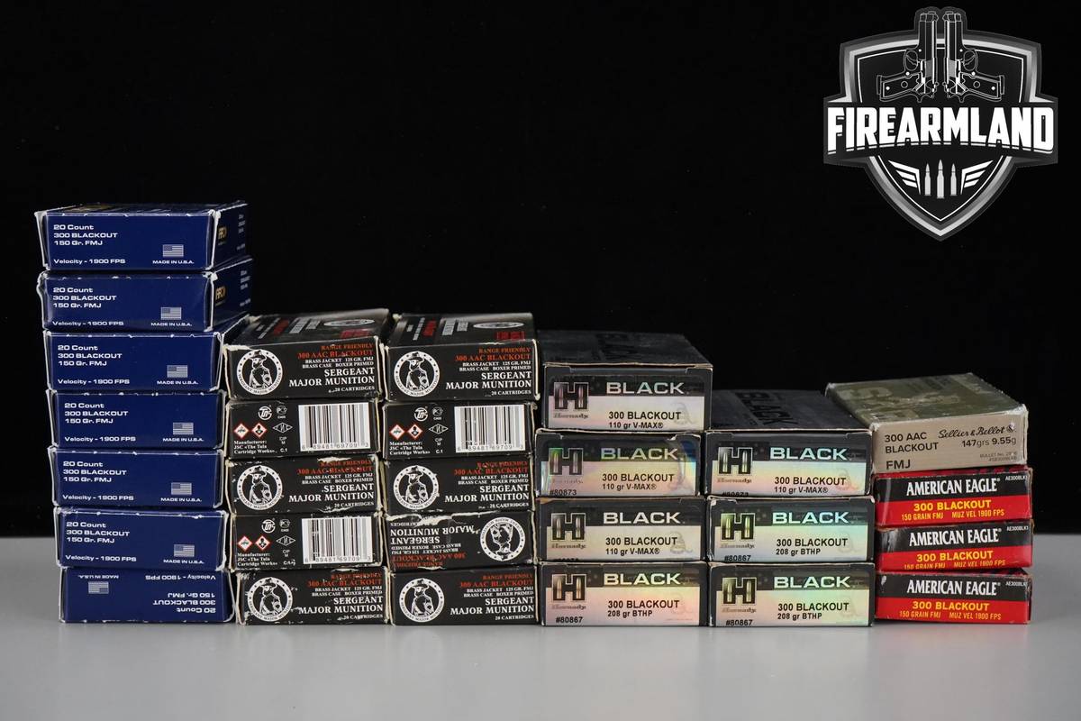 560 RDS! 300 Blackout Ammo BLK-AAC