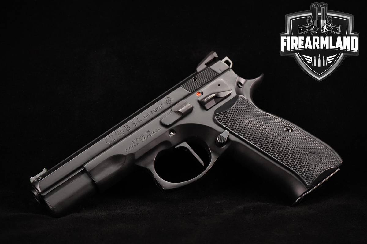 CAJUN! CZ 75B SA 9mm 4.5" Black CZ-CZ75B CZ-75B CZ75 CZ-75 SA +ORIG CASE