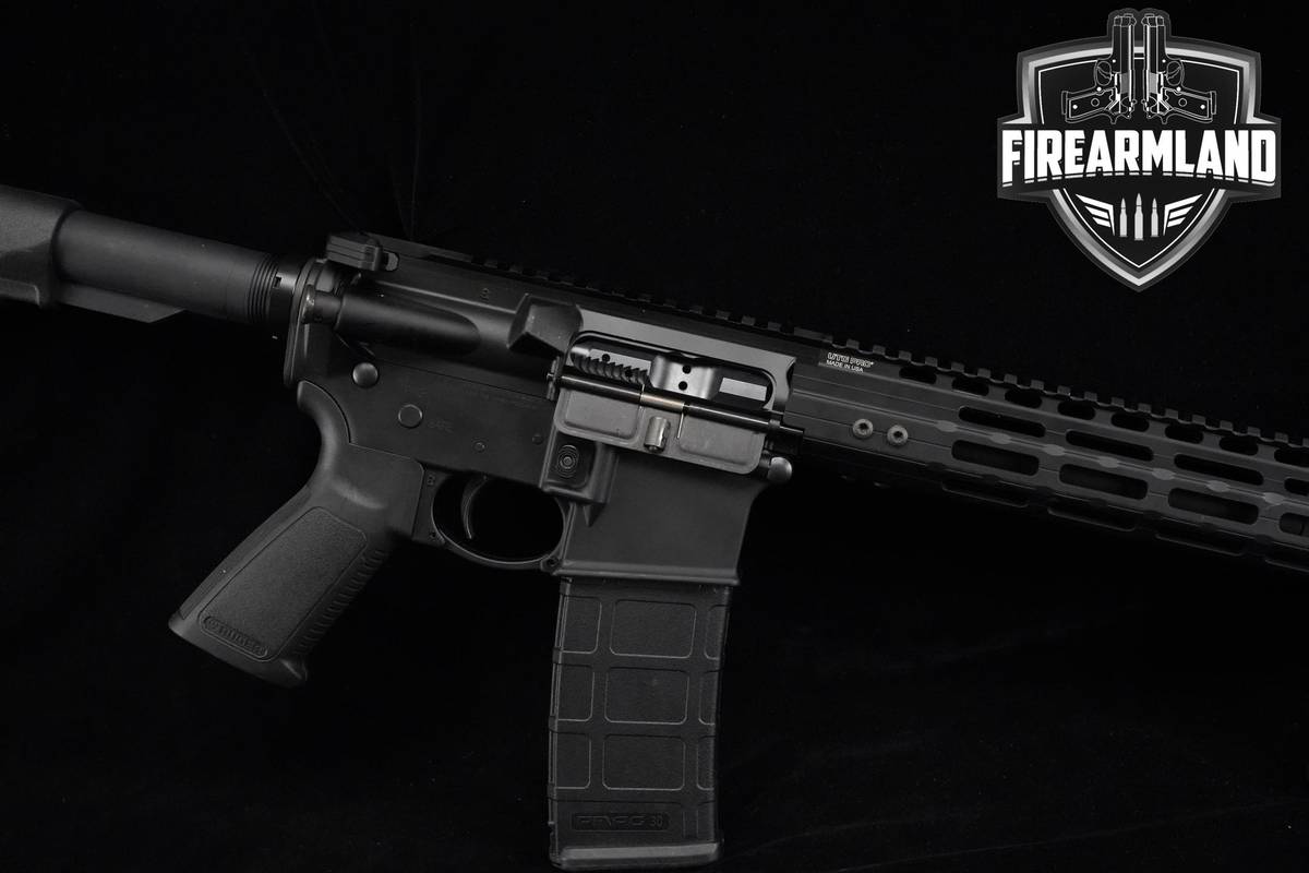 UPGRADED Ruger AR-556 UTG Pro M-LOK 5.56 NATO AR15 16" Black AR556 +4 MAGS
