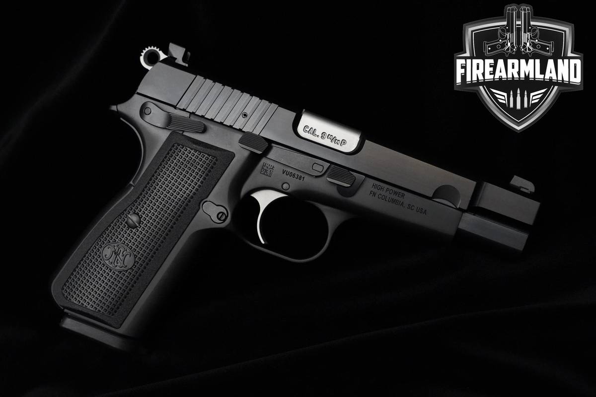 FN Herstal (FNH) High Power 9mm 4.7" Black PVD Pistol +2 MAGS