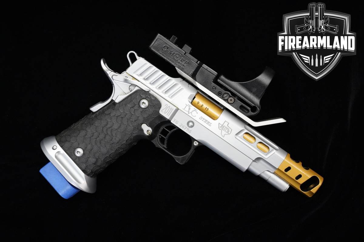 RACE GUN! Staccato (STI) DVC Steel 9mm 1911 Staccato DVC 1911 4MAGS & OPTIC