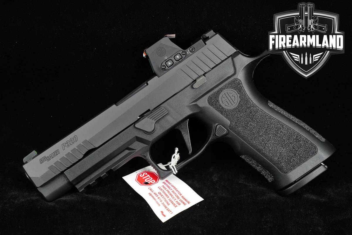 LIKE-NEW Sig Sauer P320 XSeries FULL 9mm 4.7" +3 MAGS, ORIG CASE & ROMEO-X
