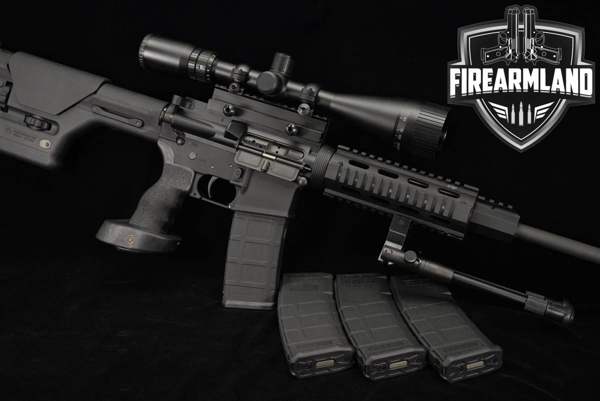 Del-Ton DTI-15 5.56 NATO AR15 DelTon DTI15 +4 MAGS, BARSKA VARMINT SCOPE