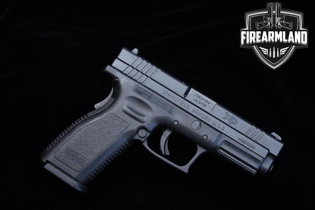 Springfield Armory XD-9 9mm 4" Springfield XD-9 XD9 +2 MAGS & ORIG CASE
