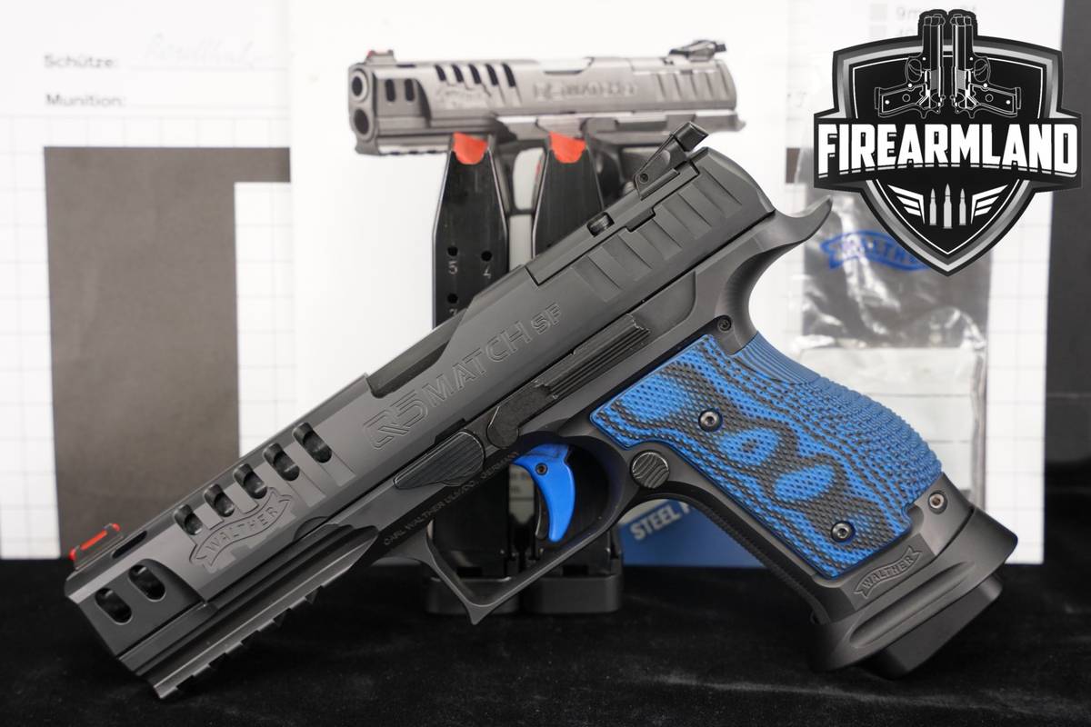 Walther Q5 Match SF Pro 9mm 5" +3 MAGS & ORIG CASE