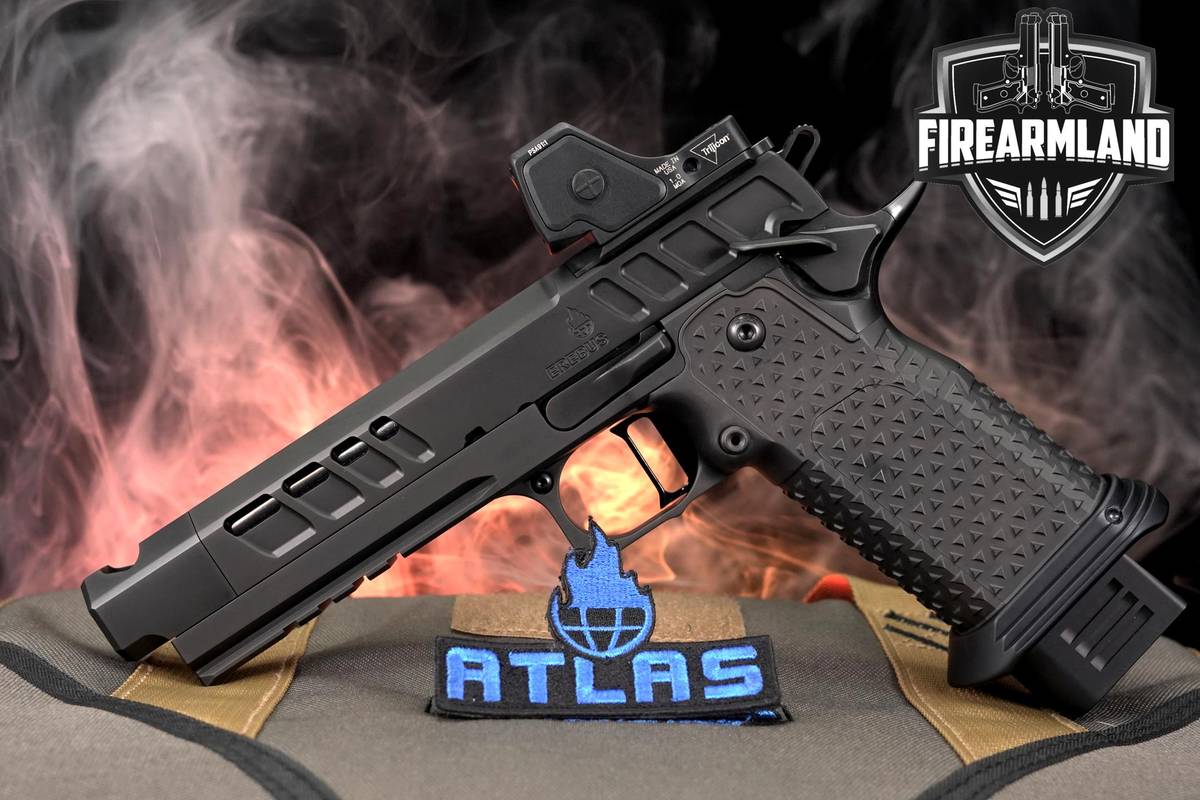 Atlas Gunworks Erebus V2 Perfect Zero 9mm 4.6" 1911 2011 +TRIJICON RMR