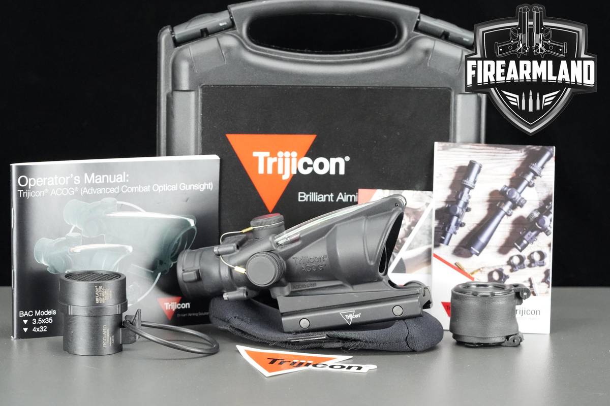 Trijicon ACOG TA31H-G 4x32mm Green Horseshoe Dot M4 5.56 BDC Reticle OPTIC