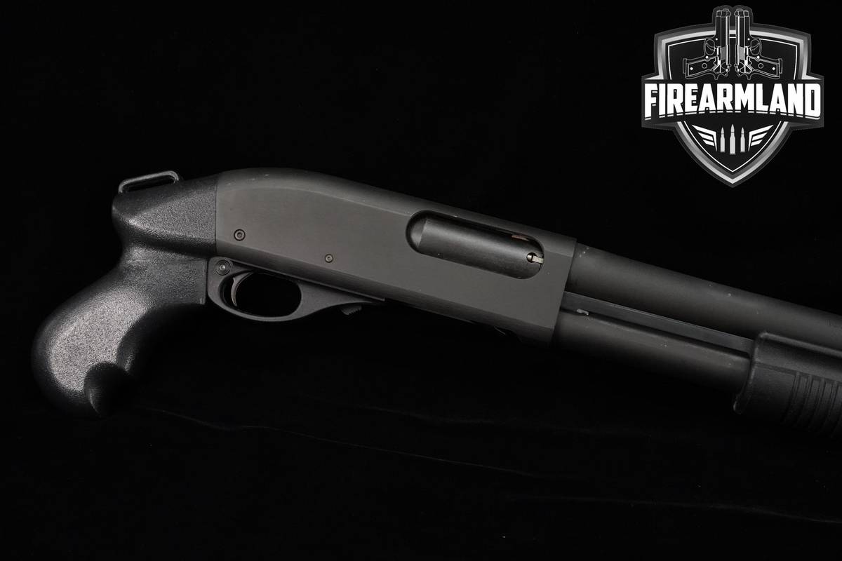 Remington Model 870 12-Gauge 18.5" Matte Black +MOLLE SCABBARD