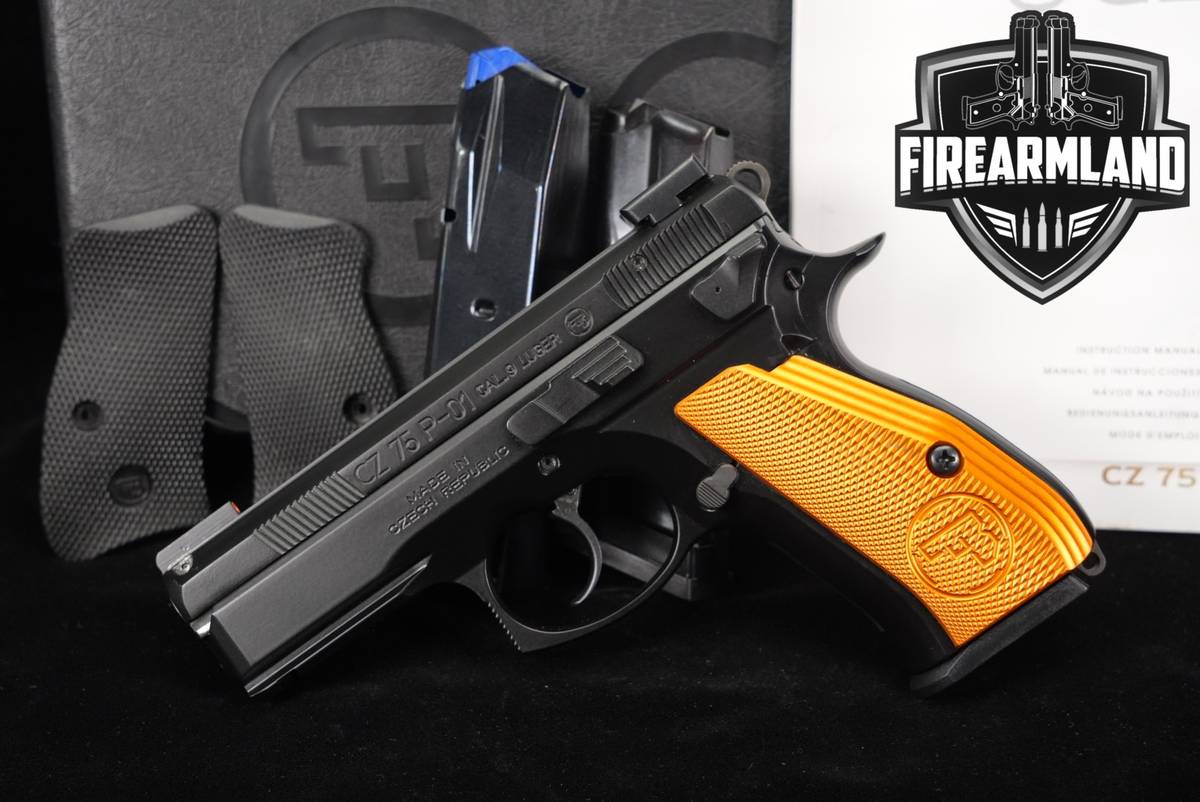 CZ 75 P-01 9mm 3.75" CZ75 P01 +3 MAGS & ORIG CASE
