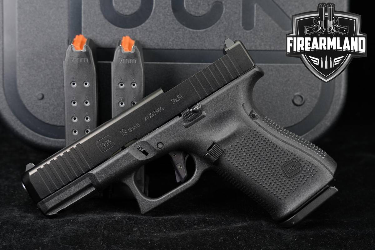 Glock G19 Gen5 MOS 9mm 4.02" G 19 Gen 5 Duty Pistol +3 MAGS & ORIG CASE