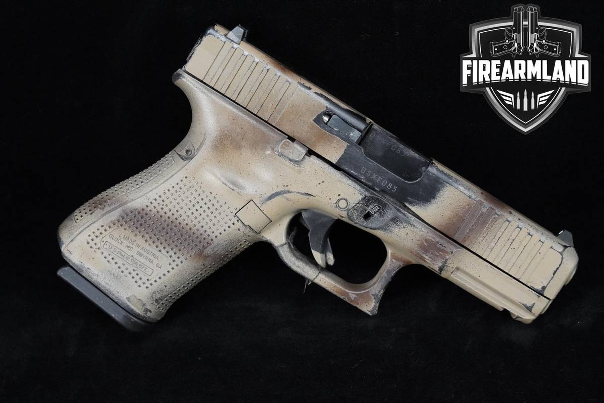 Glock 19 Gen5 9mm 4.02" Tan Glock G19 G-19 Gen-5 +2 MAGS & HOLSTER