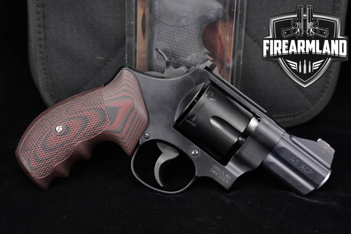 Smith & Wesson S&W Model 325NG Night-Guard 45-ACP 2.5" +GRIPS & CASE