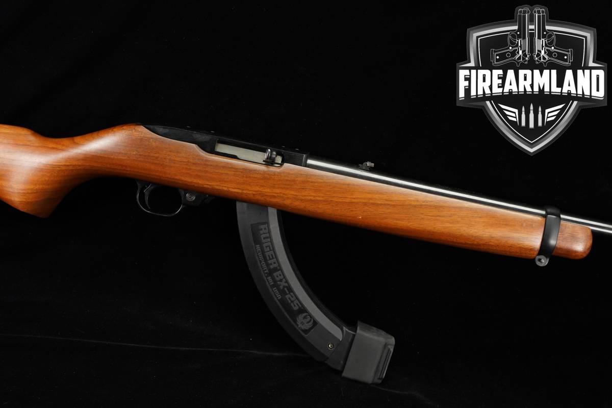 Ruger 10/22 Carbine 22LR 18.5 Blued & Hardwood 1022 10 22 +2 MAGS