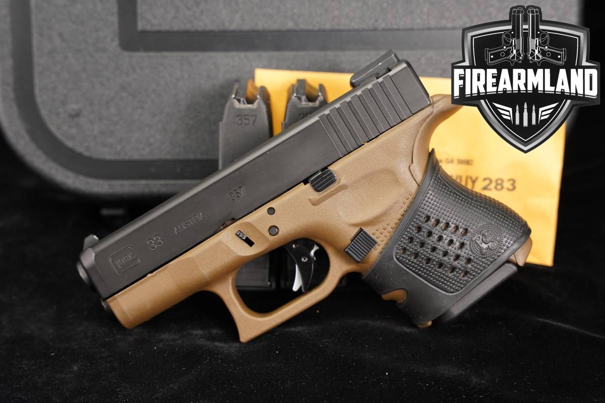 Glock 33 Gen4 G33 Gen 4 357 SIG 3.43 Two-Tone FDE +3 MAGS & ORIG CASE