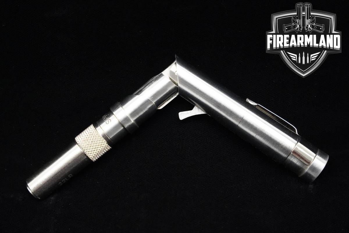 UNIQUE! Stinger Pen Gun 22-LR 2" Stainless Stinger Pen-Gun 22LR +ORIG CASE