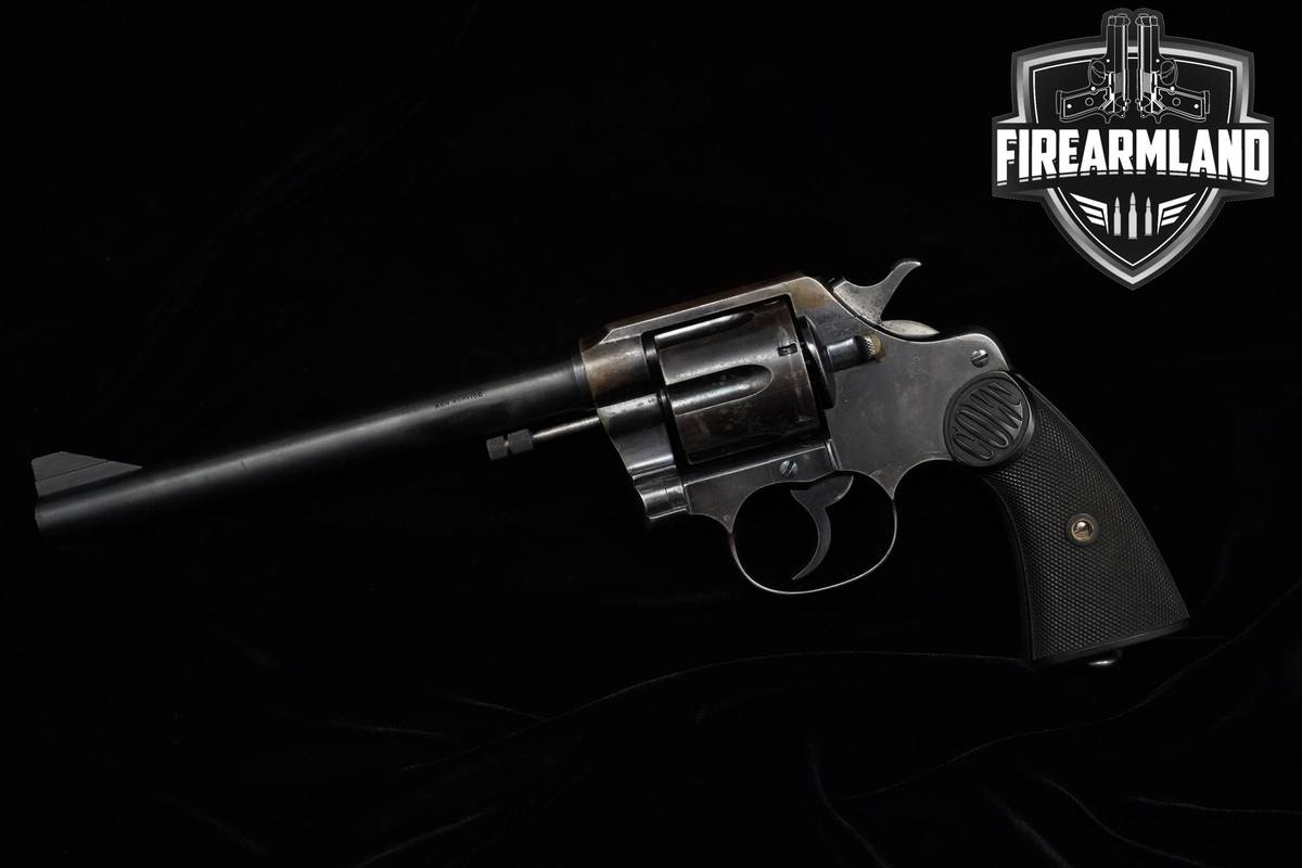 1920 Colt New Service 45 Colt 8" Blued DA/SA REBARRELED