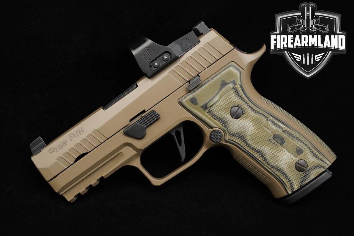 Sig Sauer P320 AXG Scorpion 9mm 3.9" FDE Sig-Sauer P320 AXG Scorpion