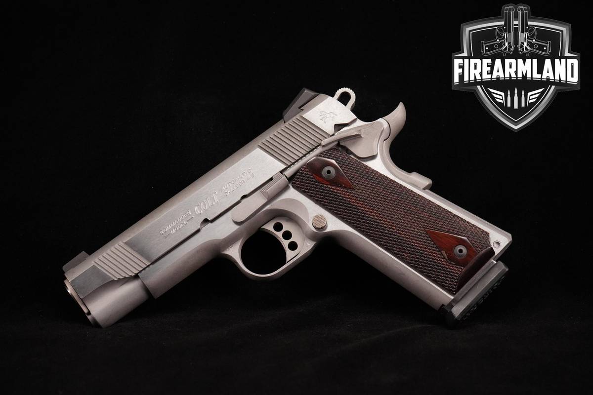 Colt Combat Commander 45 ACP 4.25 Brushed Stainless 1911 +ORIG CASE