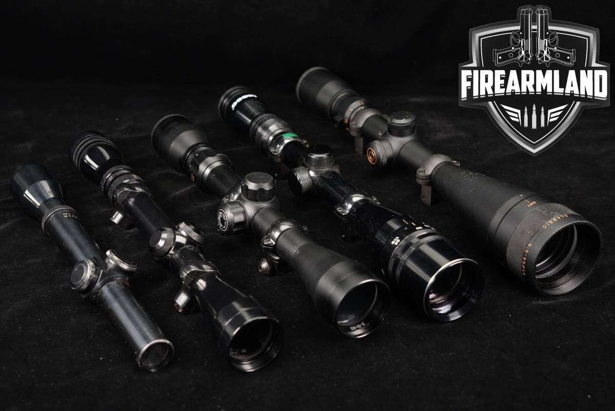 FIVE SCOPE LOT 5 Pack Weaver Redfield Barska Tasco Simmons Scopes