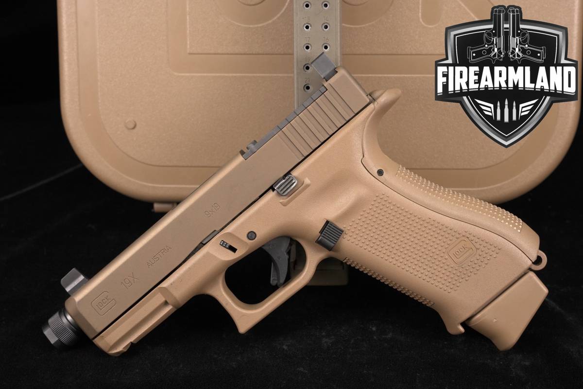 Glock 19X MOS G19X THREADED Davidson's Exclusive 9mm 4.5 G19 X +2 MAGS
