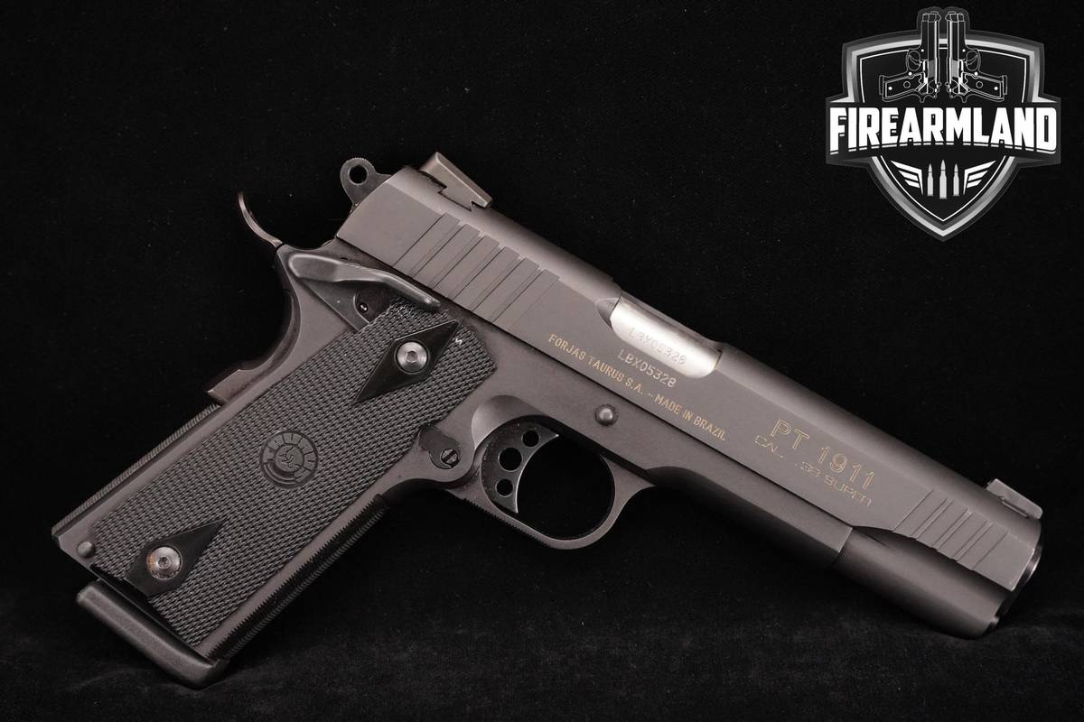 EARLY 2008 Taurus PT 1911 Full-Size 38 Super 5" PT1911 +2 MAGS & CASE
