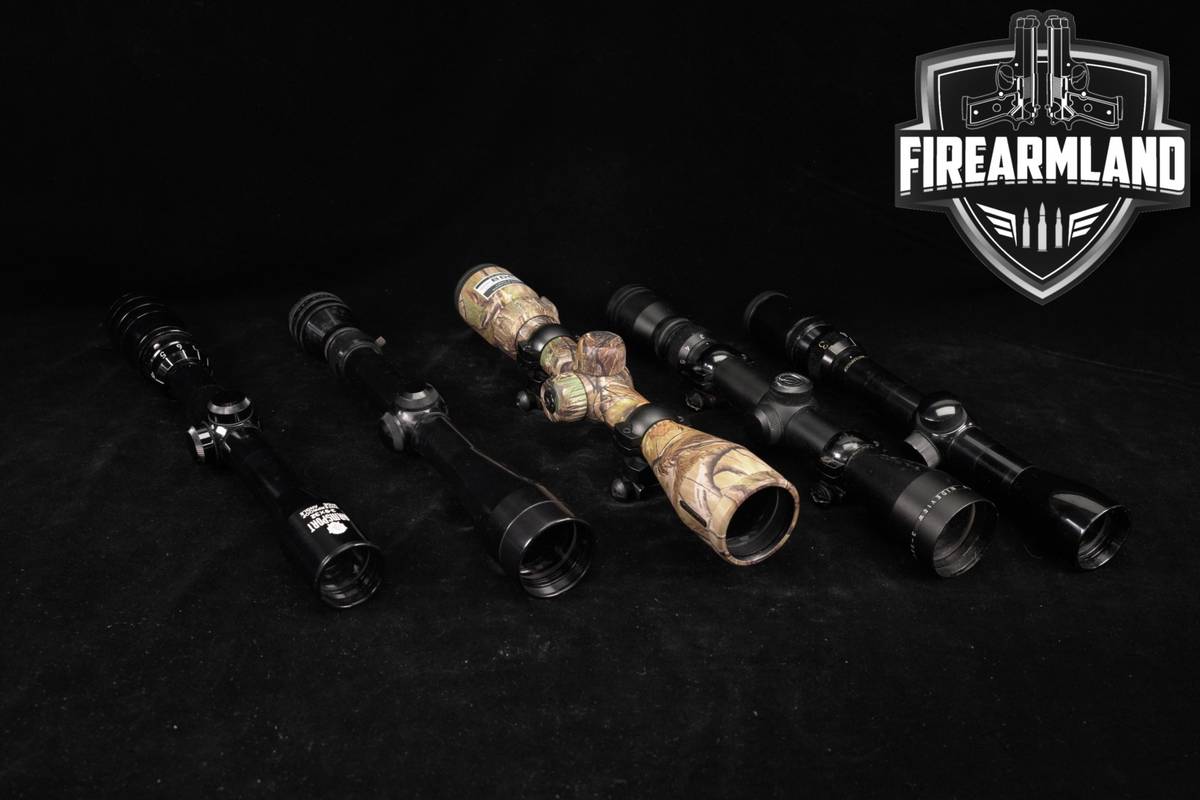 FIVE SCOPE LOT 5 Pack Redfield Simmons Bushnell Armsport Nikon Scopes