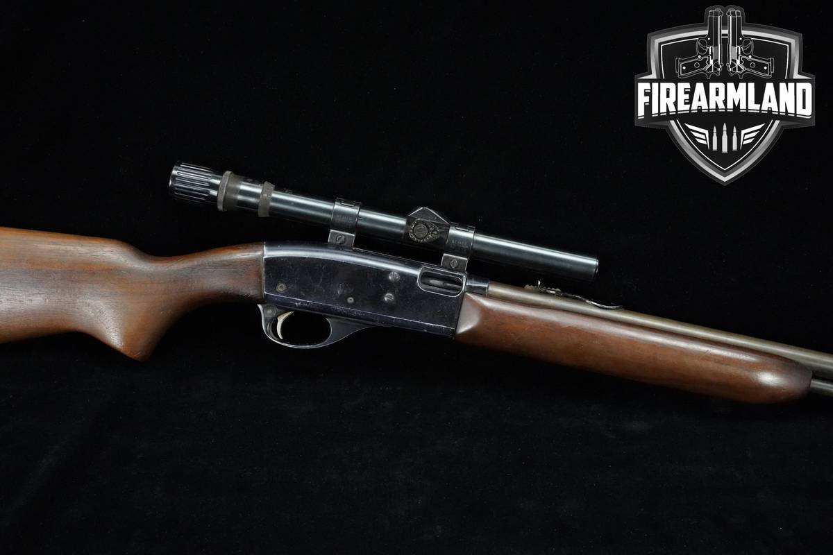 Remington Model 552 Speedmaster 22 S/L/LR 21 Blued & Hardwood Hunting