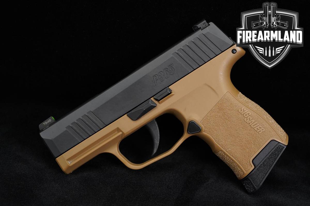 LIMITED Sig Sauer P365 Reverse Two-Tone TACPAC 9mm 3.1" +4 MAGS & ORIG CASE