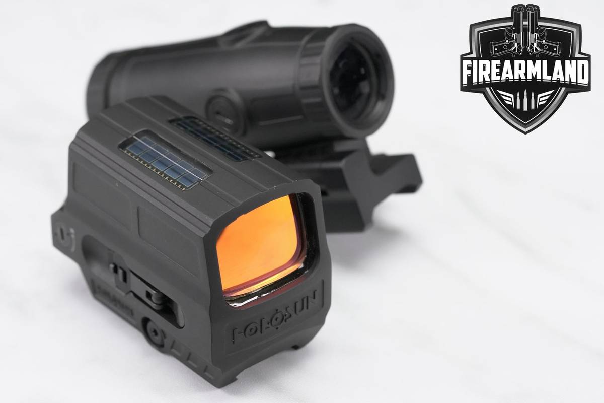 Holosun HE512C-GD Gold 2-M O A Dot & 65-MOA Circle Holosun / HM3X 3X OPTIC
