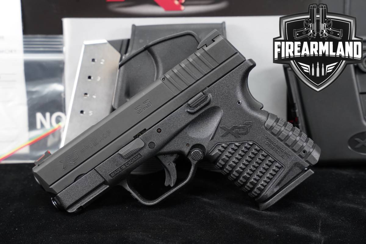 Springfield Armory XD-S 3.3 45 ACP XDS45 XDS +2 Mags, OG Case & Holster