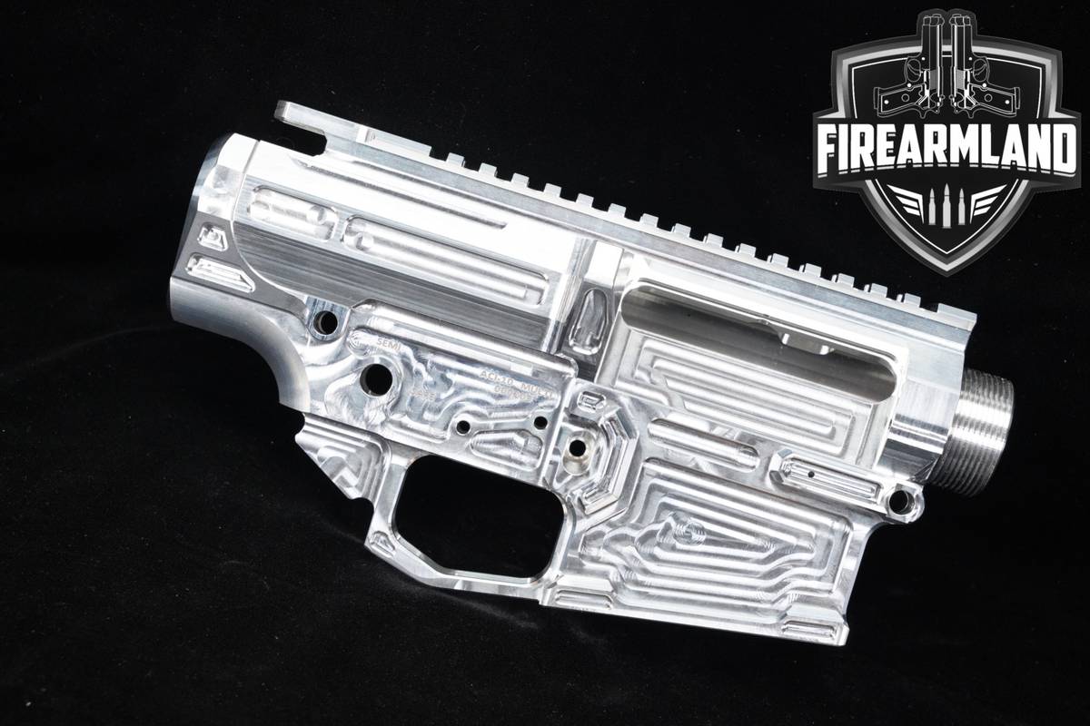 MATCHED SET ACI-10 AR10 Raw Aluminum UPPER & LOWER RECEIVER